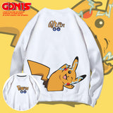 Men and Women Pokemon Pikachu Hoodie Pikachu Joint Name Sweater for Men and Women