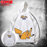 Men and Women Pokemon Pikachu Hoodie Spring and Autumn Youth Loose Shoulder Couple Coat