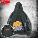 Men and Women Pokemon Pikachu Hoodie Anime Loose Shoulder Couple Jacket