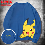 Men and Women Pokemon Pikachu Hoodie Loose
