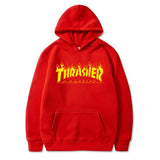 Thrasher Hoodie Sweater Men's Skateboard Fleece Pullover