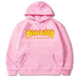 Thrasher Hoodie Sweater Men's Skateboard Fleece Pullover