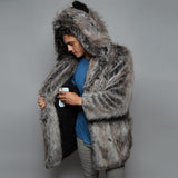 Full Length Faux Fur Coat