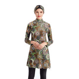Burkini Swimwear Muslim Fashion Outfits Printed Conservative Swimwear