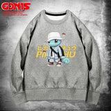 Men and Women Pokemon Pikachu Hoodie Pikachu round Neck Sweater