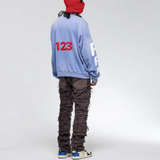 Rrr123 Hoodie Heavy Distressed Retro Loose Sweater