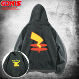 Men and Women Pokemon Pikachu Hoodie Pikachu Hooded Sweater