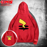 Men and Women Pokemon Pikachu Hoodie Pikachu Hooded Sweater