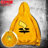 Men and Women Pokemon Pikachu Hoodie Pikachu Hooded Sweater