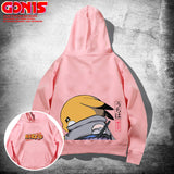 Men and Women Pokemon Pikachu Hoodie Anime Loose Shoulder Couple Jacket
