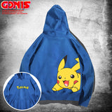 Men And Women Pokemon Pikachu Hoodie Anime Pikachu Joint-Name Hooded Sweater