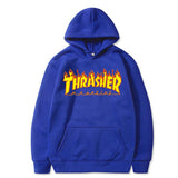 Thrasher Hoodie Sweater Men's Skateboard Fleece Pullover