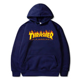Thrasher Hoodie Sweater Men's Skateboard Fleece Pullover