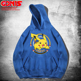Men and Women Pokemon Pikachu Hoodie Pikachu Hooded Sweater