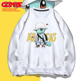 Men and Women Pokemon Pikachu Hoodie Pikachu round Neck Sweater