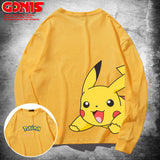 Men and Women Pokemon Pikachu Hoodie Loose