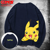 Men and Women Pokemon Pikachu Hoodie Loose