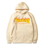 Thrasher Hoodie Sweater Men's Skateboard Fleece Pullover