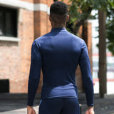 Moisture Wicking Shirts Men Autumn Winter Workout Clothes Long Sleeve Tight High Elastic Sportswear Camouflage Running Training Quick Drying Clothes