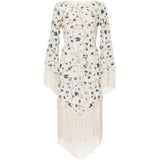 Beth Dutton Bohemian Dress Summer Spring Midi Dresses Fashion Banquet Party Tassel Evening Dress