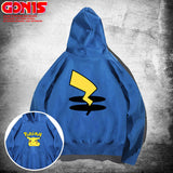 Men and Women Pokemon Pikachu Hoodie Pikachu Hooded Sweater