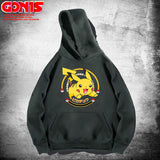Men and Women Pokemon Pikachu Hoodie Pikachu Hooded Sweater