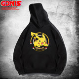 Men and Women Pokemon Pikachu Hoodie Pikachu Hooded Sweater