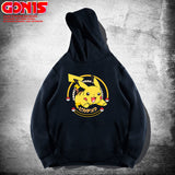 Men and Women Pokemon Pikachu Hoodie Pikachu Hooded Sweater
