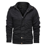 Tactics Style Men Outdoor Windproof Coat Men Casual Jacket Thickened Casual Jacket Men Pure Cotton Coat