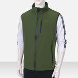 Men's Golf Vest Sports Slim Jacket Men's Sport Leisure Vest Winter Velvet Vest Men's Warm