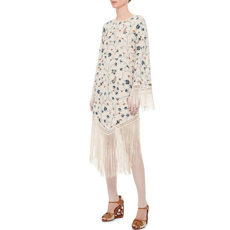 Beth Dutton Bohemian Dress Summer Spring Midi Dresses Fashion Banquet Party Tassel Evening Dress