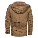 Tactics Style Men Outdoor Windproof Coat Men Casual Jacket Thickened Casual Jacket Men Pure Cotton Coat