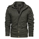 Tactics Style Men Outdoor Windproof Coat Men Casual Jacket Thickened Casual Jacket Men Pure Cotton Coat