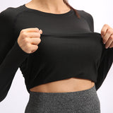 Anti Sweat Clothing Velvet Sport Long Sleeve