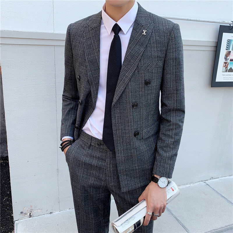 Seersucker Suit Casual Suit Coat for Men