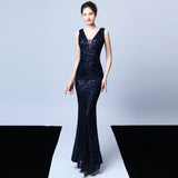 Sequin Evening Dress Sequined Queen Fishtail Evening Gown