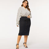 Women Plus Size Skirts Spring/Summer Bodycon Skirt