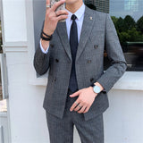 Seersucker Suit Casual Suit Coat for Men