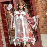 Gothic Lolita Harajuku Style Clothing Coffee Cup Miss Animal Op Lolita Dresses