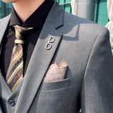 Seersucker Suit Men's Suit Suit Three-Piece Suit
