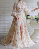 Kim Kardashian Marilyn Monroe Dress Sequined Slit Dress Chiffon Dress
