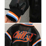Toddler Boys Jackets Children's Clothing Boy's Leather Jacket Coat Spring and Autumn