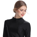 Burkini Muslim Swimwear Beachwear Contrast Color Fit Two-Piece Set