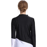 Burkini Muslim Swimwear Beachwear Contrast Color Fit Two-Piece Set