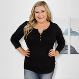 Women Plus Size Tops Slim Fit Round Neck Long Sleeves Knitted T-shirt Top