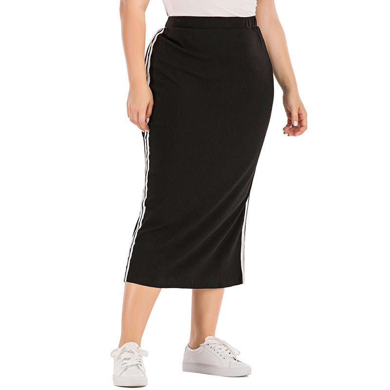 Women Plus Size Skirts Spring Bodycon Skirt