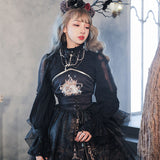 Gothic Lolita Harajuku Style Clothing New Sakura Aciclovir Gel Lolita God Redemption JSK Lolita Dresses