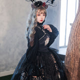 Gothic Lolita Harajuku Style Clothing New Sakura Aciclovir Gel Lolita God Redemption JSK Lolita Dresses