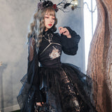 Gothic Lolita Harajuku Style Clothing New Sakura Aciclovir Gel Lolita God Redemption JSK Lolita Dresses
