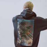 Fog Hoodie Floral Sweater Men's Hooded Hoodie Hoodie Loose Trendy Plus Size Retro Sports Fear Of God essential